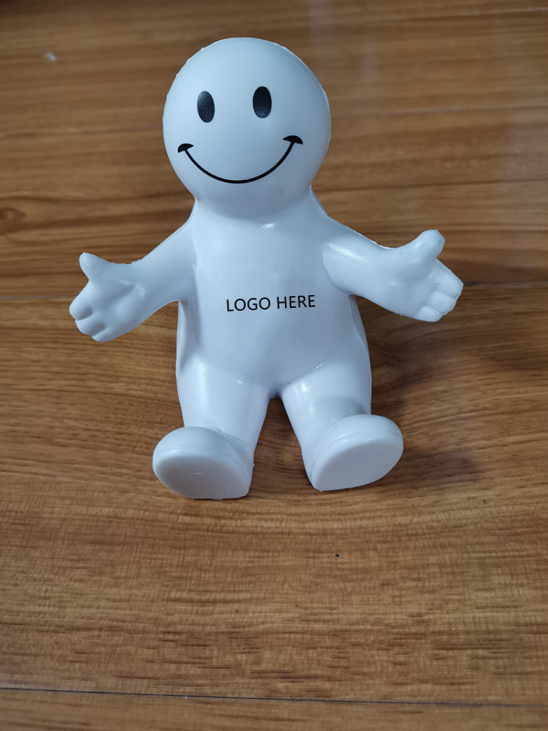 Smiley man phone holder stress reliever