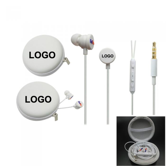 Earbuds with Zipper Case