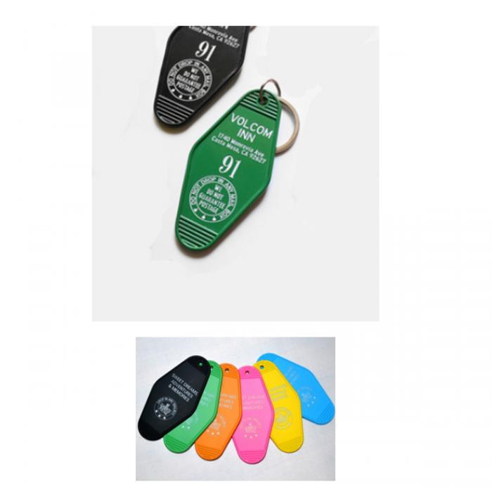 Vintage Rhombus Motel Hotel Key Tag