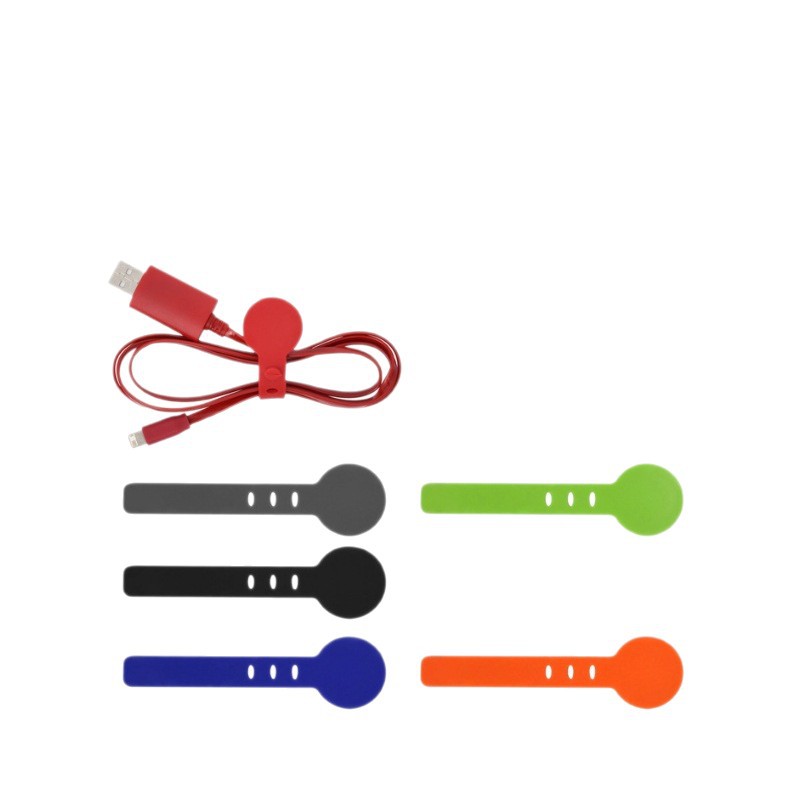 Adjustable Silicone Data Cable Tie