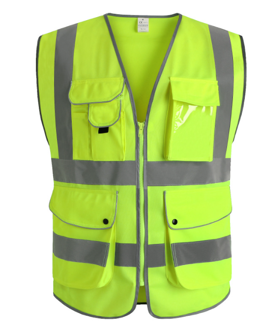 High Visibility Safety Vest With Reflective Strips
