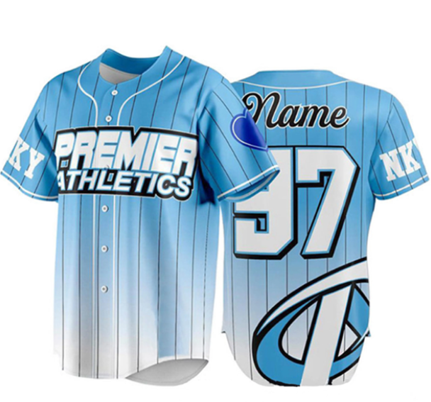 Dye Sublimated Baseball Jersey