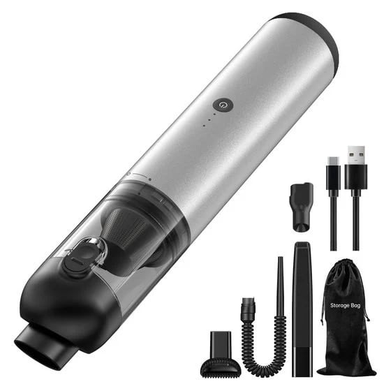 1800PA High Power Air Duster Brushless Motor 3 in 1 Portable Cordless Handheld Mini Car Vacuum Cleaner