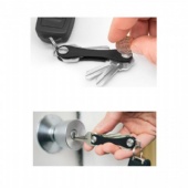 Compact Key Holder and Smart Keychain Organizer