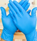 Disposable nitrile gloves