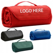 Roll up fleece blanket