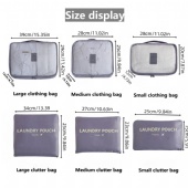 6 Pcs/Set Travel Storage Bag
