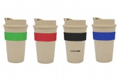 15oz Bamboo Fiber & Wheat Straw Coffee Cup