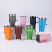 30oz Vacuum cup with handle