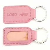 Custom Geometric PU Car Keychain