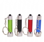 3 LED Metal Keychain Flashlight