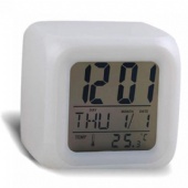LED 7 Color Changing Digital Alarm Clock