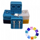 Silicone Building Blocks Earphone Cable Winder
