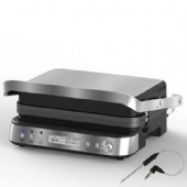 1600W Electric Stainless Steel Easy-Cleaning Contact Grill