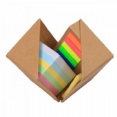 Stationary Foldable Paper Cube with Pen Stand and Memo Notes