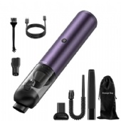 Small Handheld Strong Suction Air Duster Suction Mini Portable Cordless Car Vacuum Cleaner for Home Desktop Cleaning